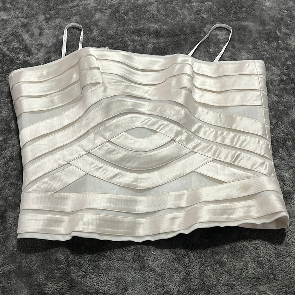 Silk corset top Sherrie bloom XPeter noviello